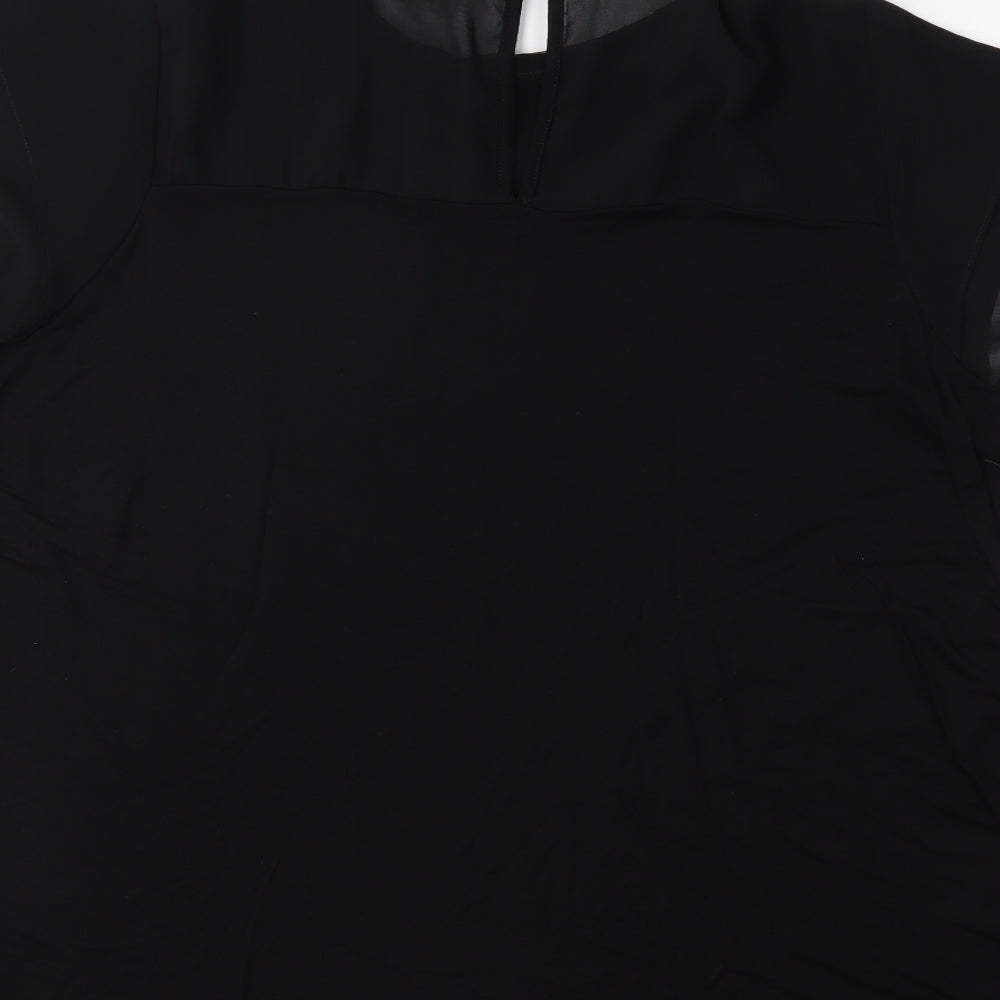 NEXT Womens Black   Basic T-Shirt Size 22