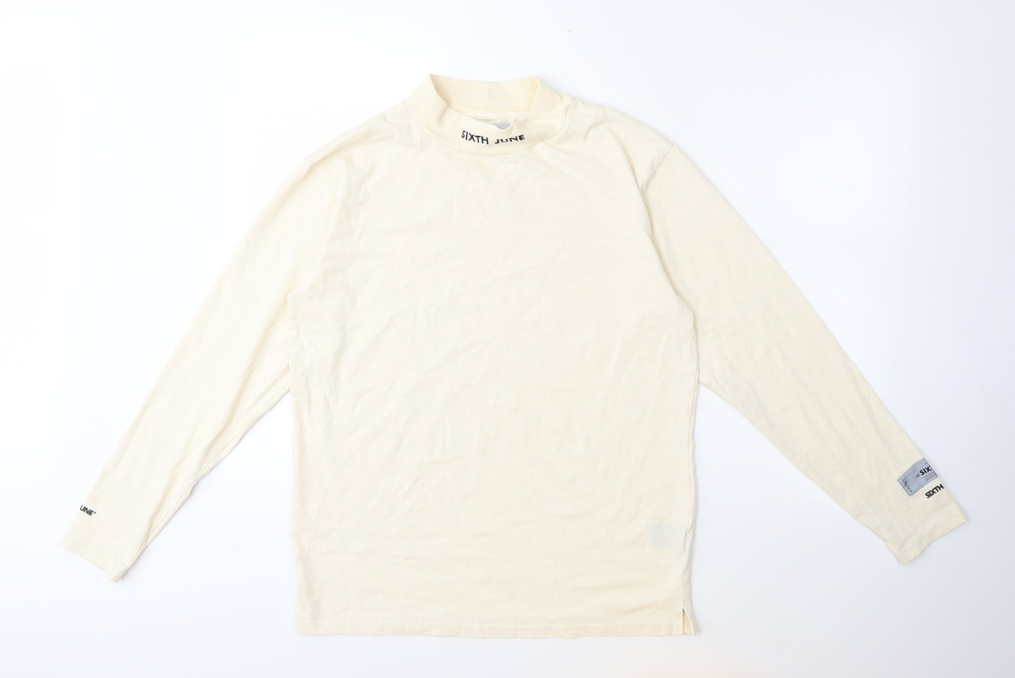 Sixth June Womens White   Basic T-Shirt Size M