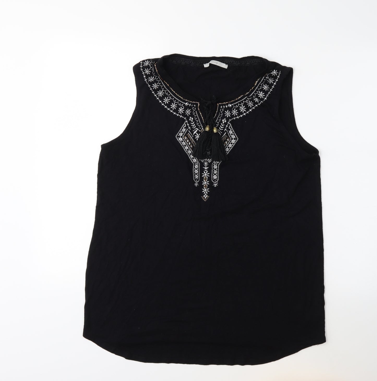 George Womens Black   Basic Tank Size 18