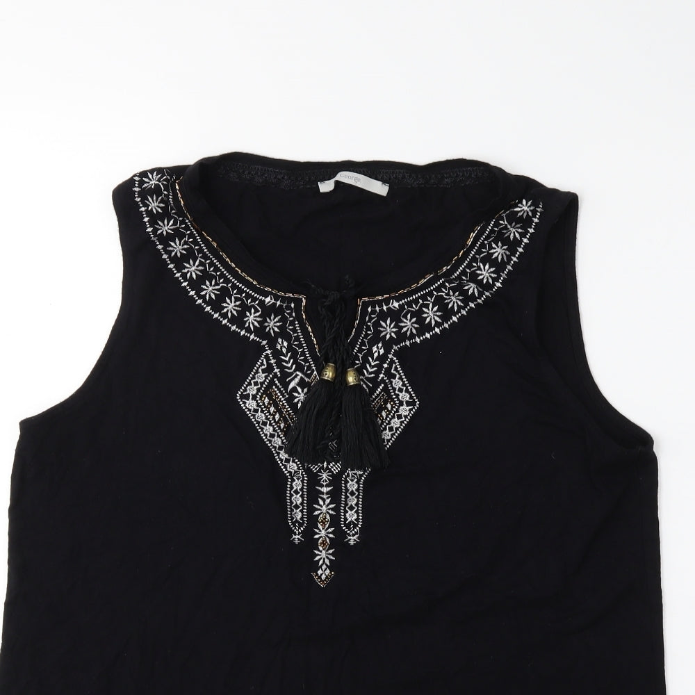 George Womens Black   Basic Tank Size 18