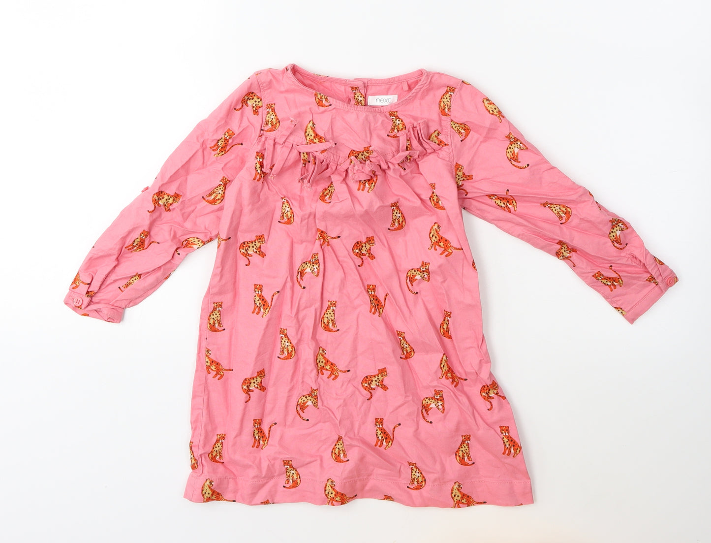 n ext Girls Pink   Fit & Flare  Size 2-3 Years