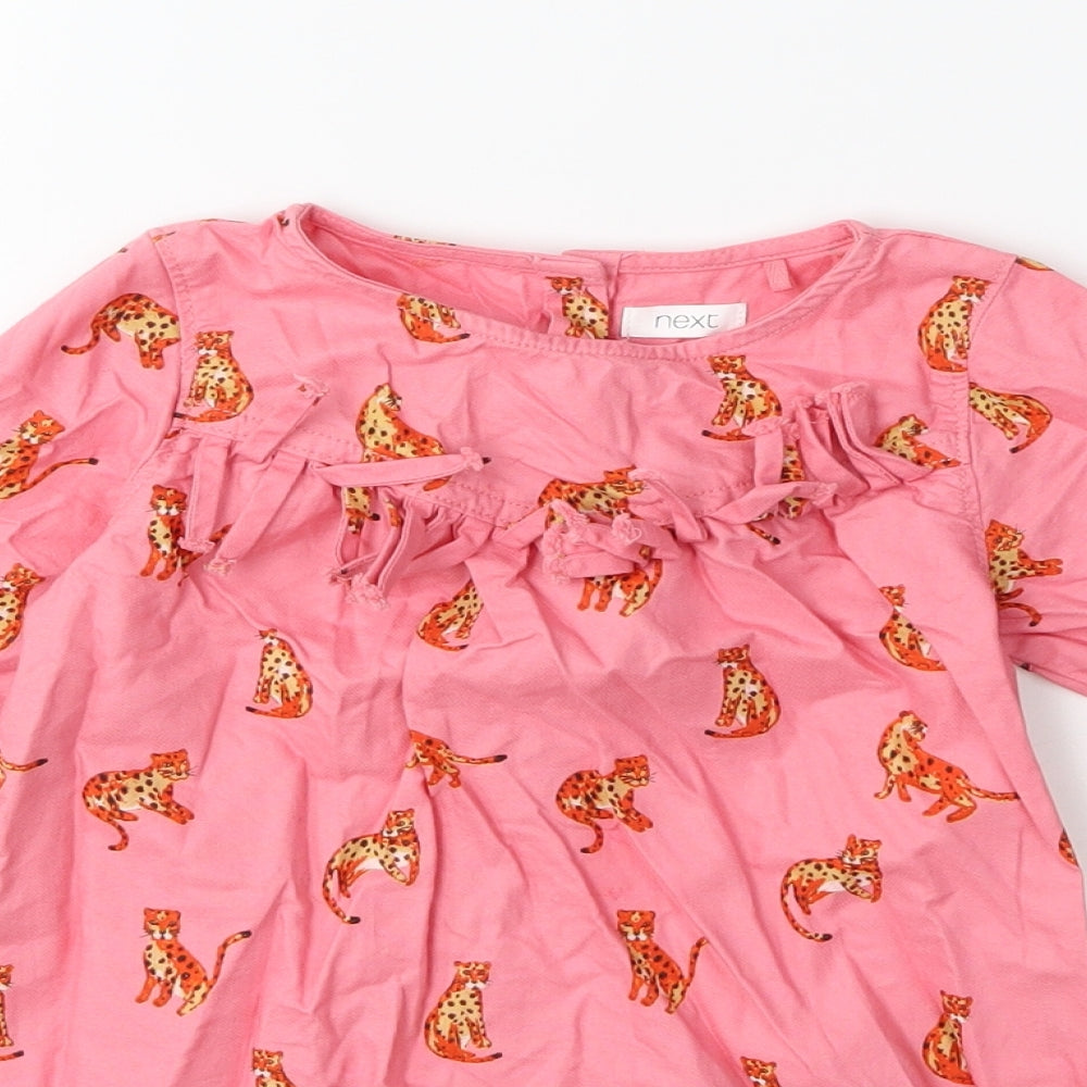 n ext Girls Pink   Fit & Flare  Size 2-3 Years