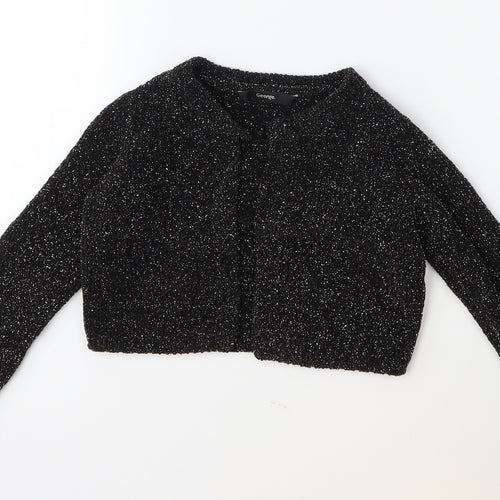 George Girls Black   Cardigan Jumper Size 4-5 Years