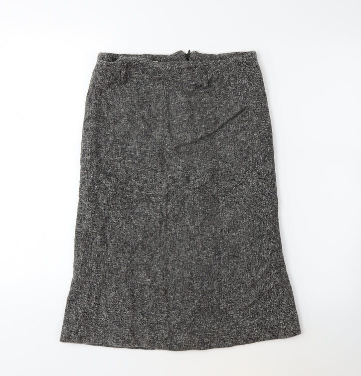 HABANA Womens Grey A-Line Skirt Size 28 in