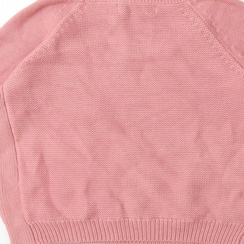 NEXT Womens Pink  Knit Pullover Jumper Size 8