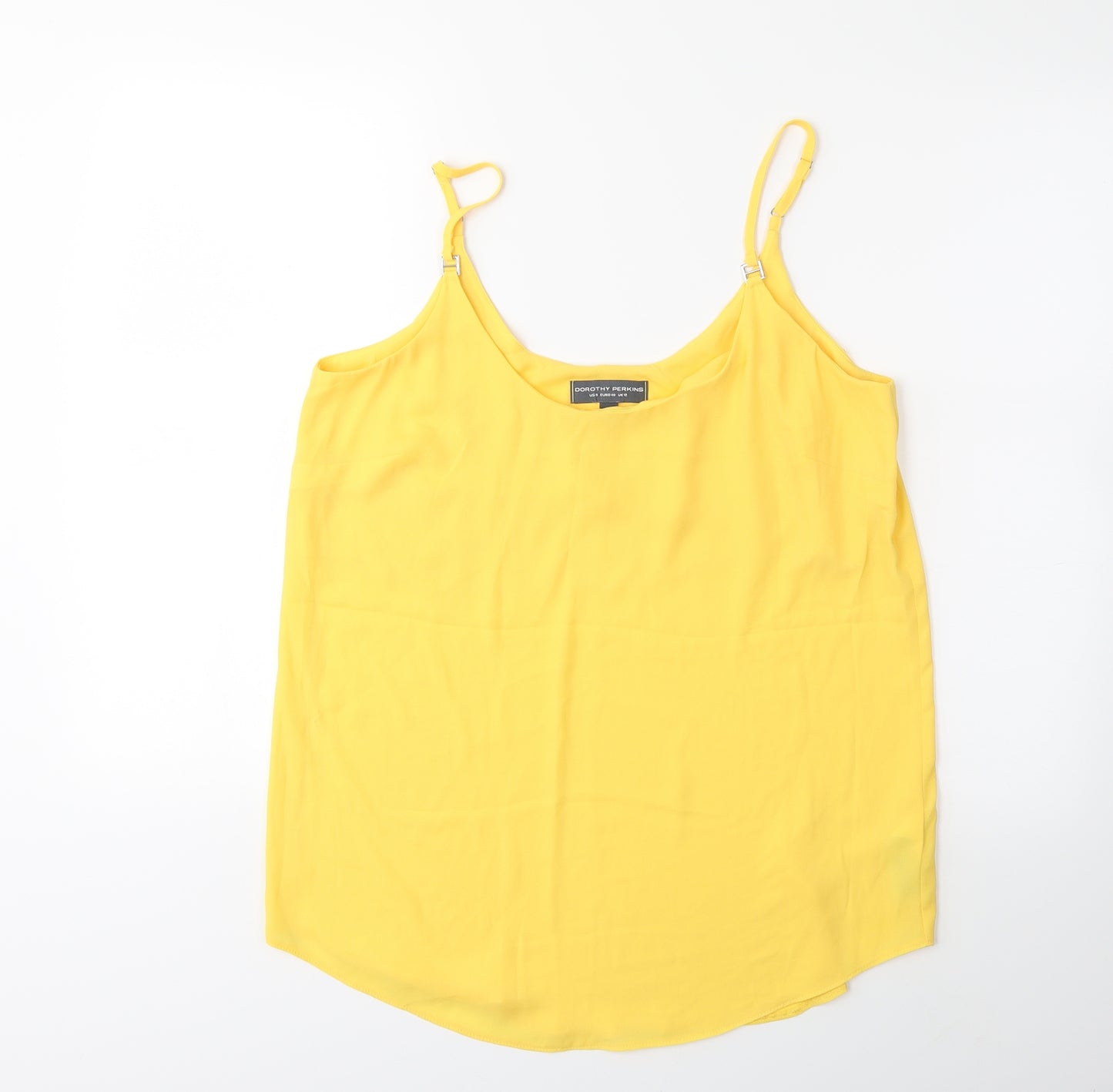 Dorothy Perkins Womens Yellow   Basic Blouse Size 12