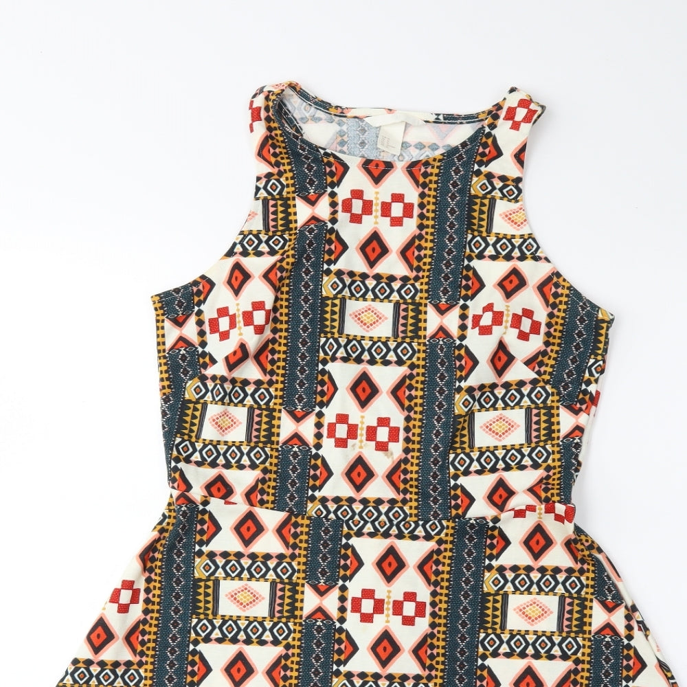 H&M Womens Black   Fit & Flare  Size M