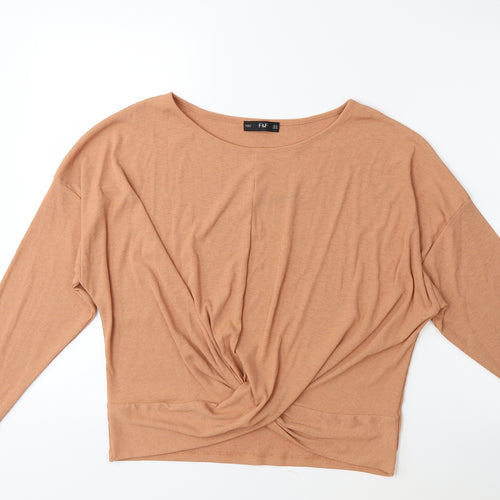 F&F Womens Brown   Pullover Jumper Size 14
