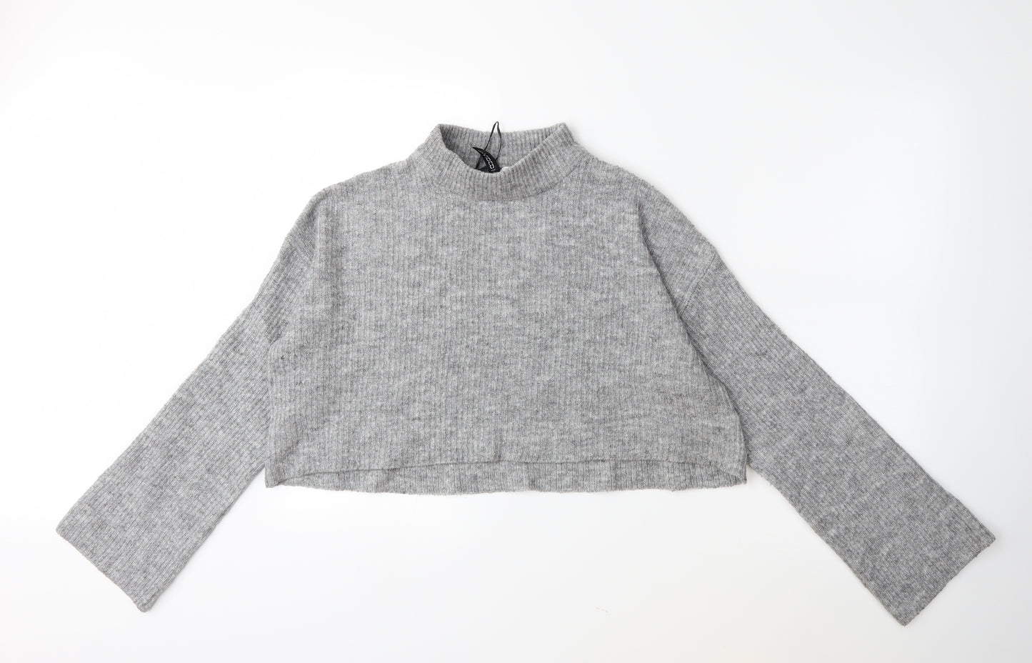 H&M Womens Grey  Knit Pullover Jumper Size S