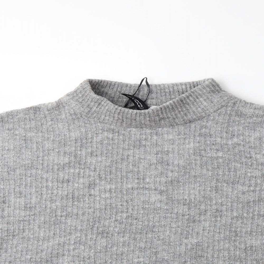 H&M Womens Grey  Knit Pullover Jumper Size S