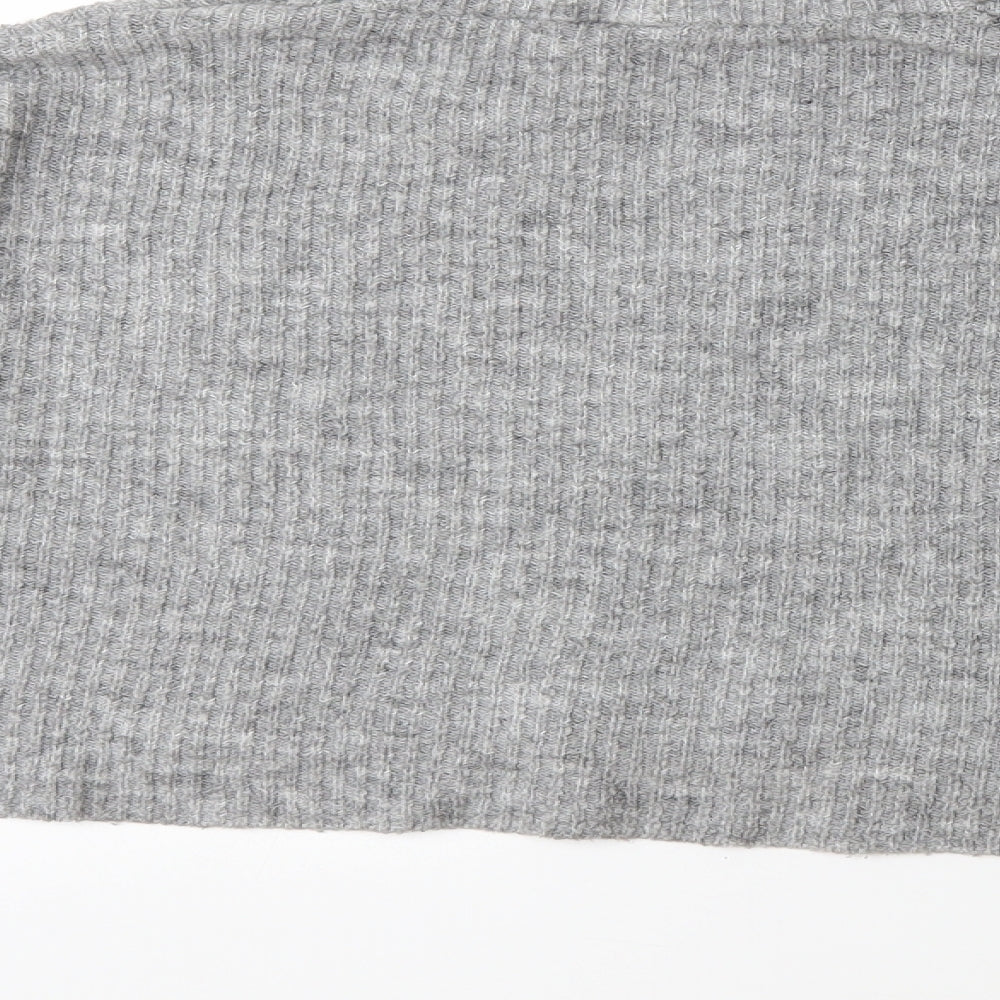 H&M Womens Grey  Knit Pullover Jumper Size S