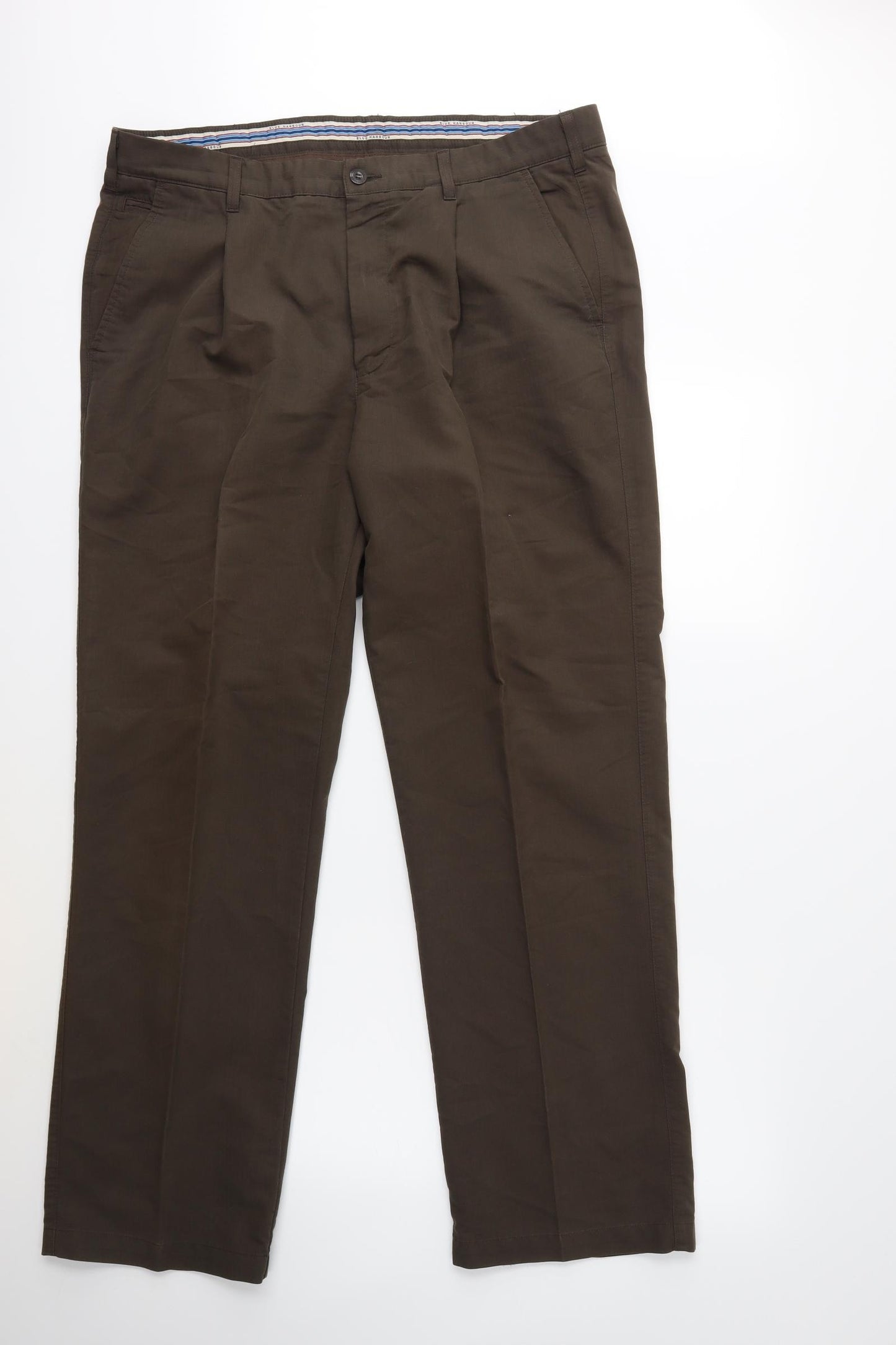Blue Harbour Mens Brown   Trousers  Size 40 in L33 in