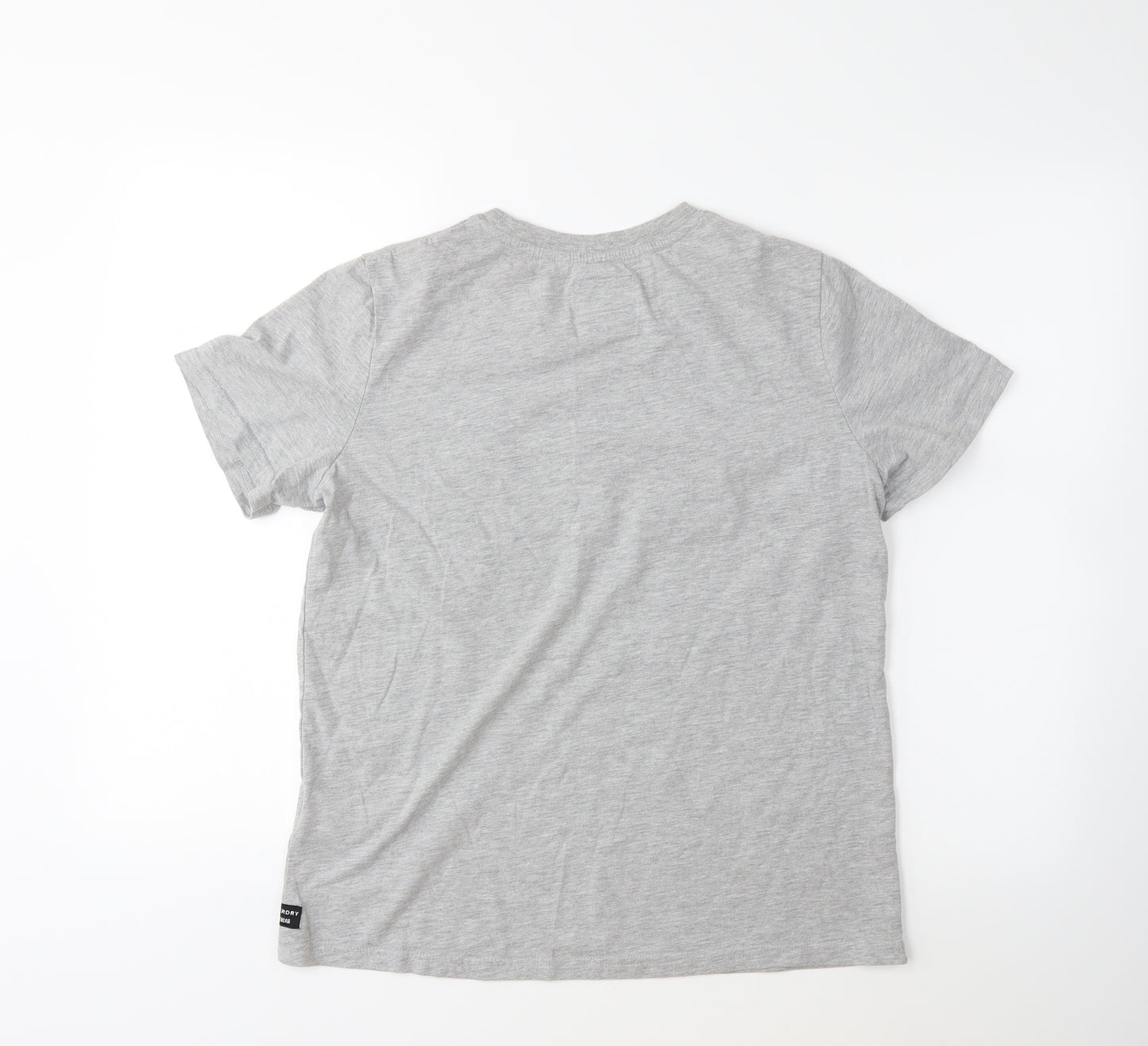 Superdry Womens Grey   Basic T-Shirt Size 14