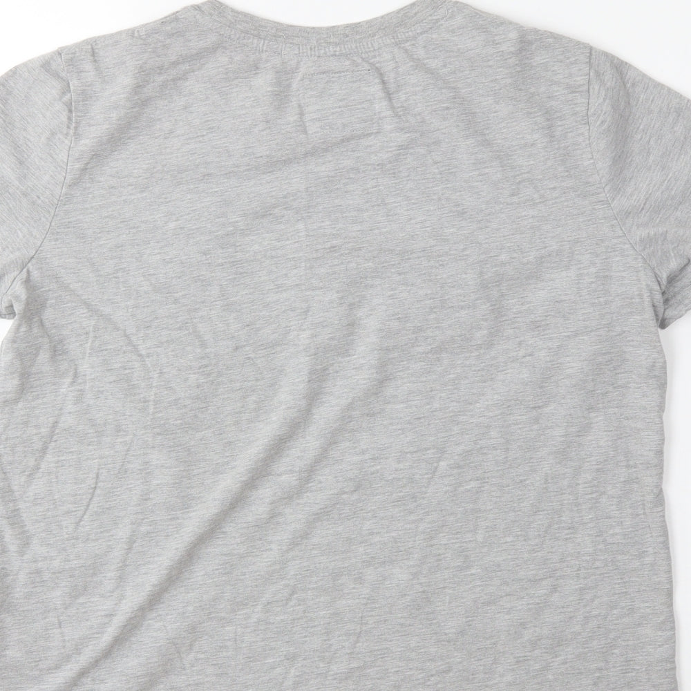 Superdry Womens Grey   Basic T-Shirt Size 14