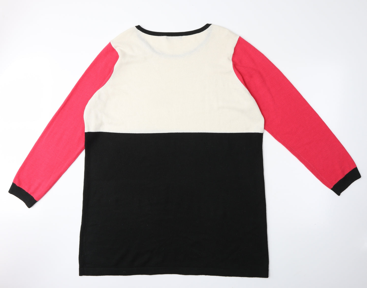 George Womens Black  Knit Pullover Jumper Size 24