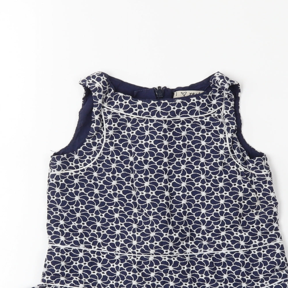 NEXT Girls Blue   Shift  Size 3 Years