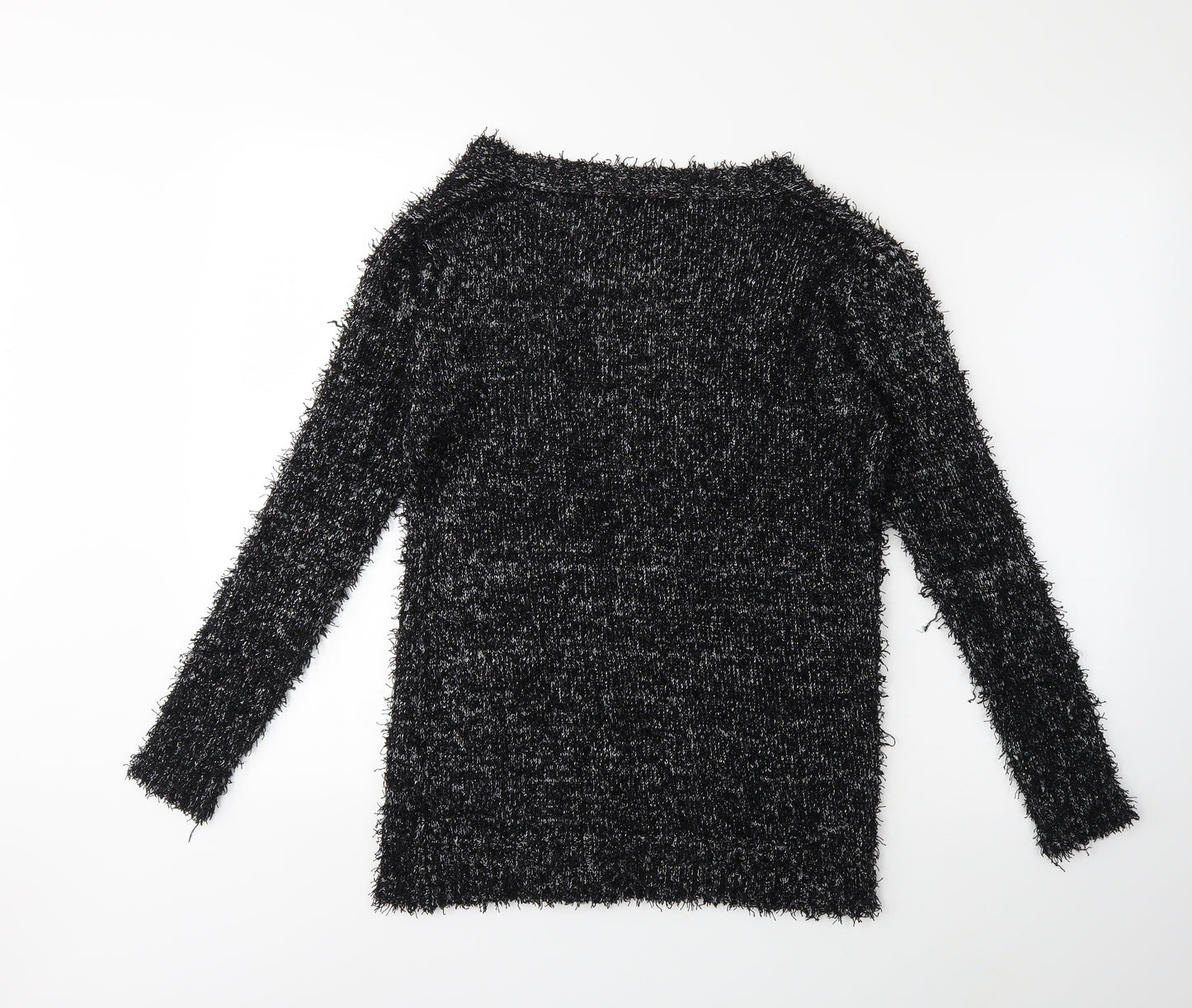 South Womens Black  Knit Cardigan Jumper Size 14