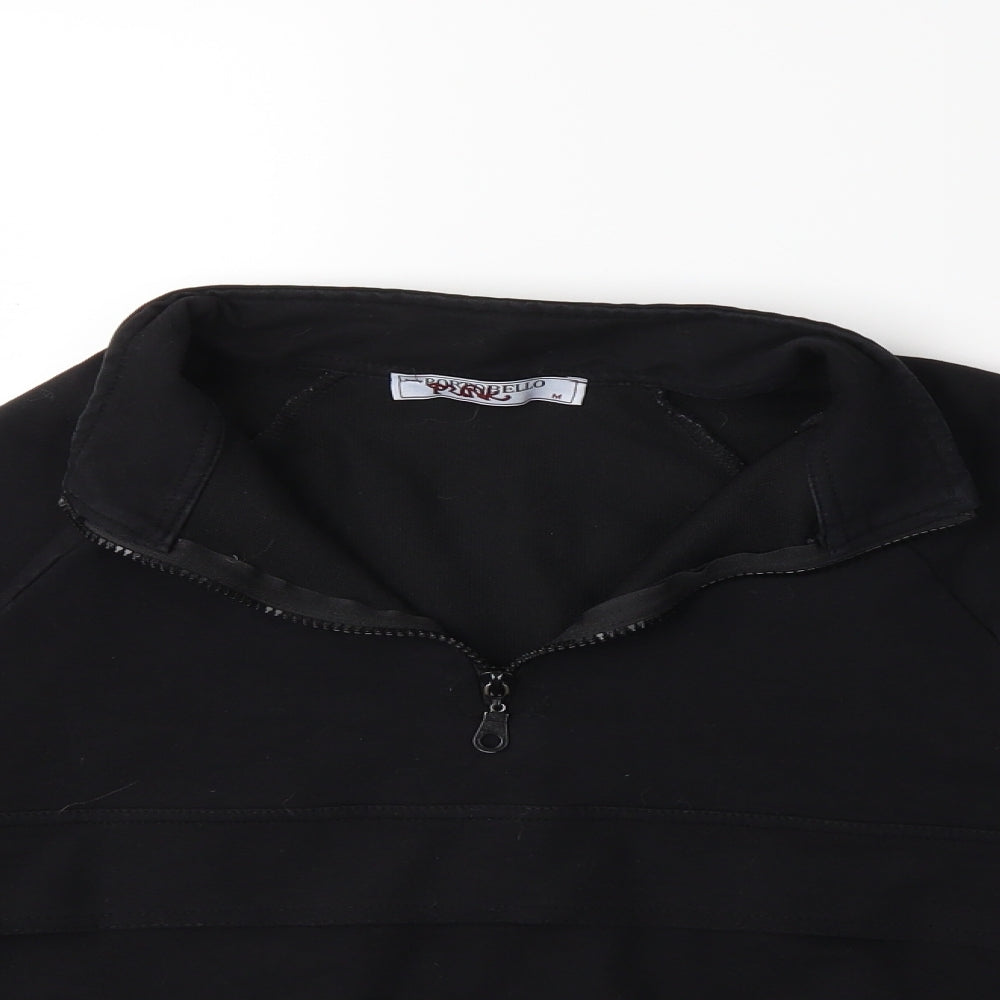 PORTABELLO Womens Black   Pullover Sweatshirt Size M