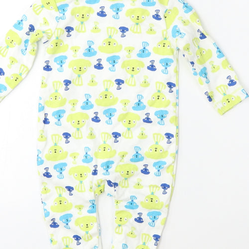 George Baby Green Geometric  Babygrow One-Piece Size 3-6 Months