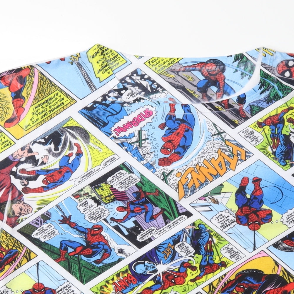 Marvel Mens Blue    T-Shirt Size XL