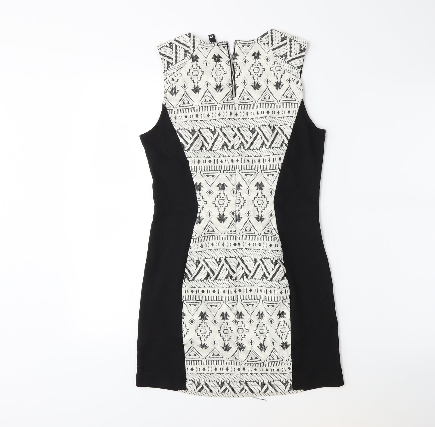 H&M Womens White   Bodycon  Size 12