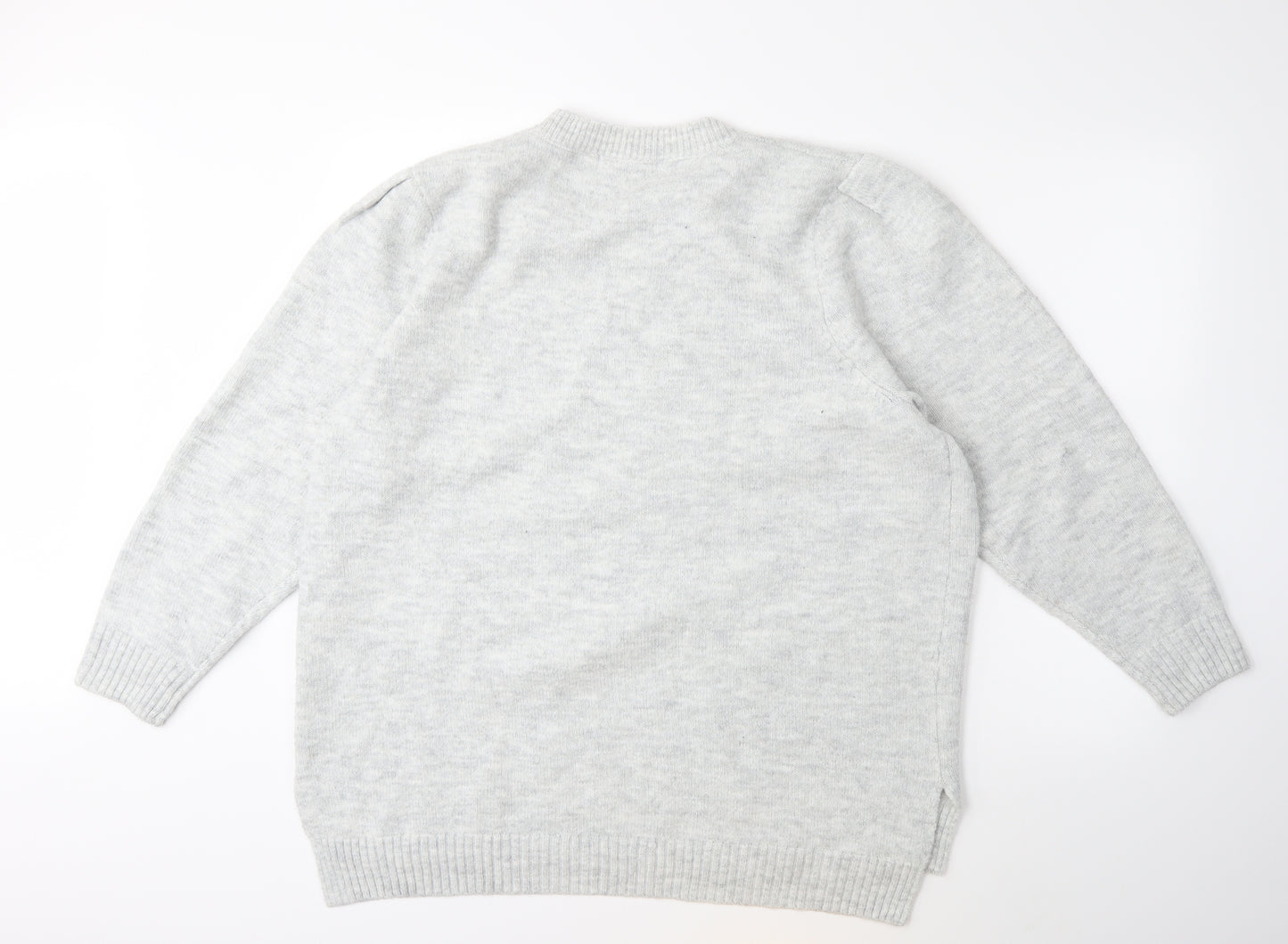 Very Womens Grey  Knit Pullover Jumper Size 22