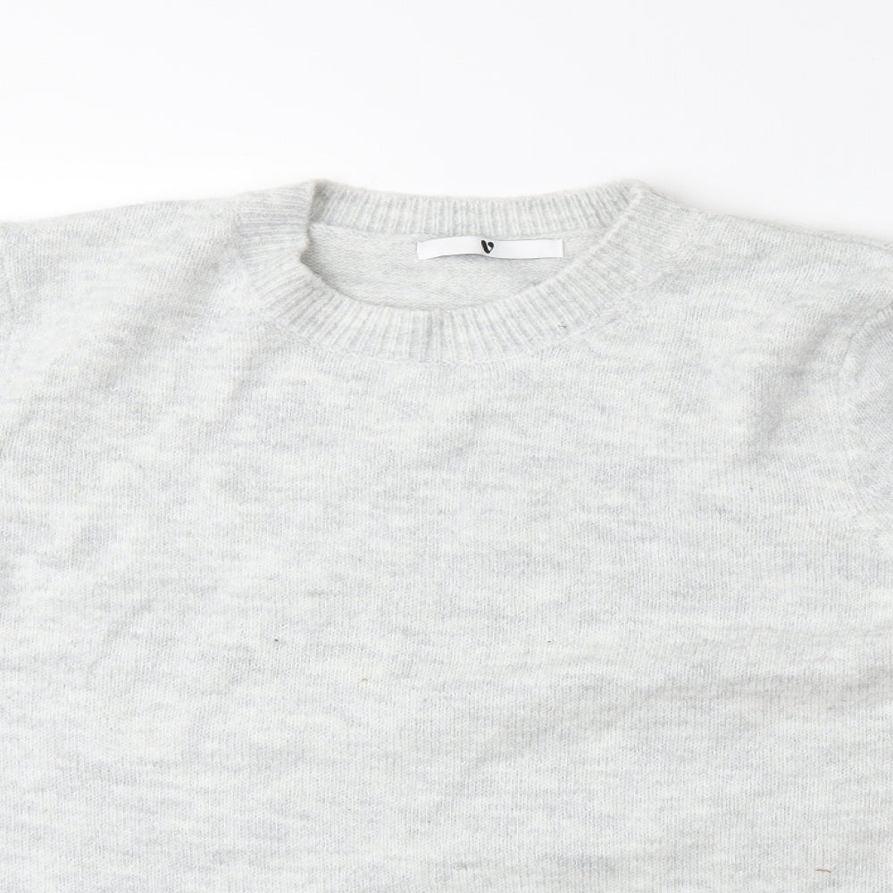 Very Womens Grey  Knit Pullover Jumper Size 22