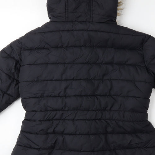 TOM & ROSE Womens Blue   Overcoat Coat Size M