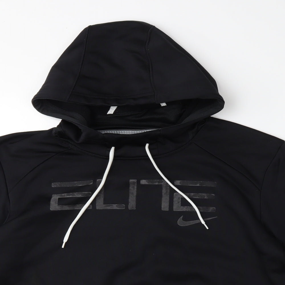 Nike Mens Black   Pullover Hoodie Size M