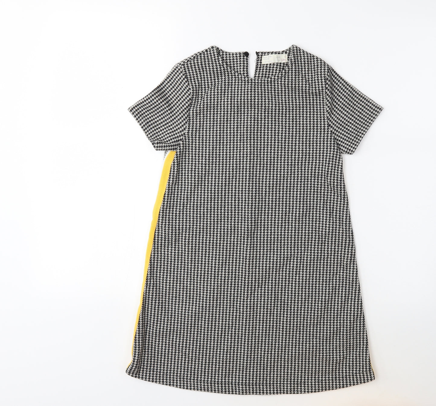Zara Girls Black Houndstooth  A-Line  Size 9 Years
