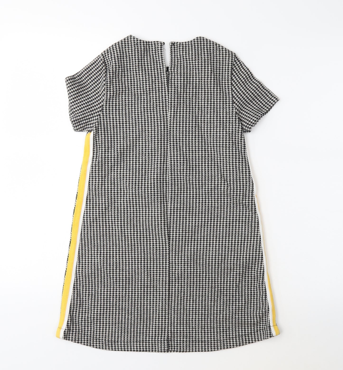 Zara Girls Black Houndstooth  A-Line  Size 9 Years