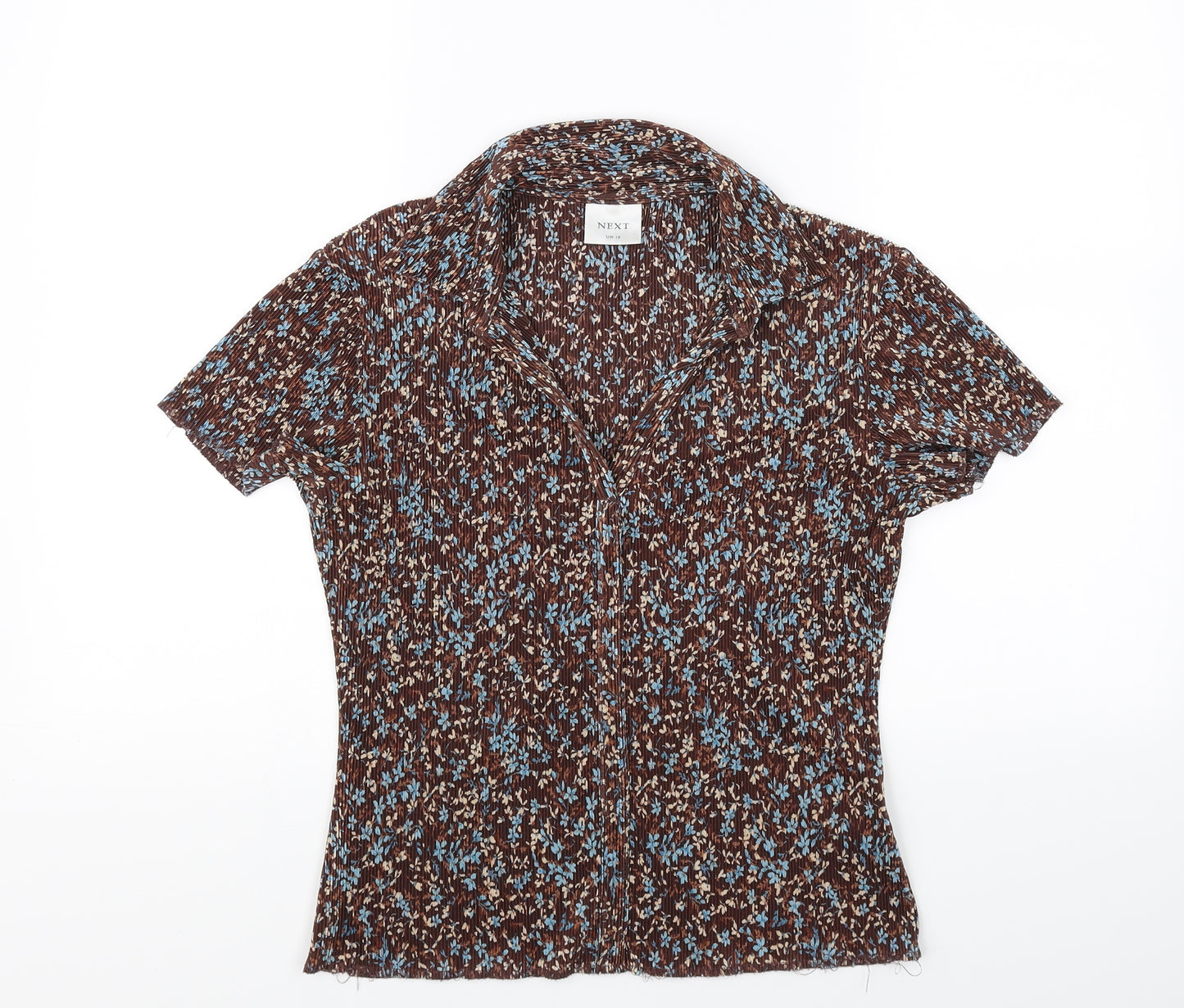 NEXT Womens Brown   Basic Blouse Size 12