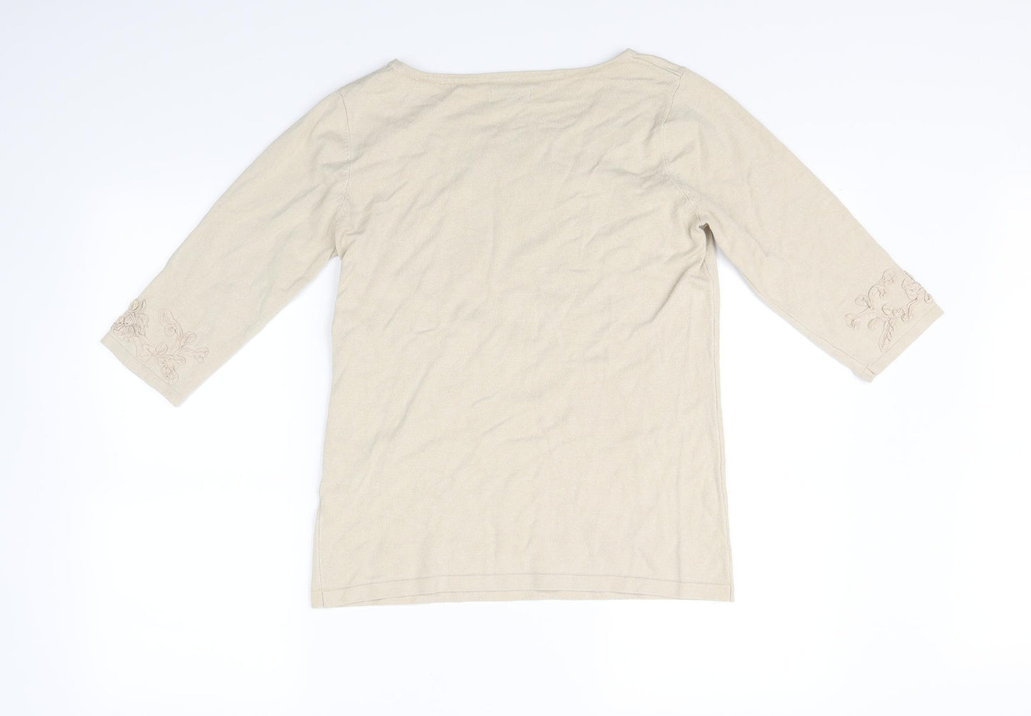 Papaya Womens Beige   Pullover Jumper Size 12