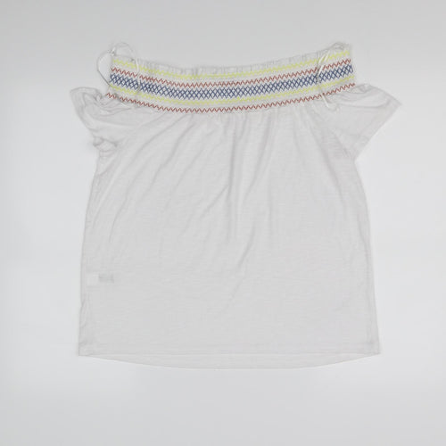 Papaya Womens White   Basic Blouse Size 12