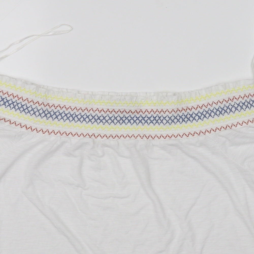 Papaya Womens White   Basic Blouse Size 12