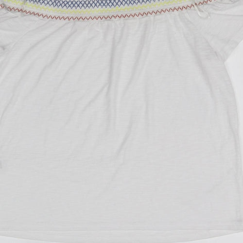 Papaya Womens White   Basic Blouse Size 12