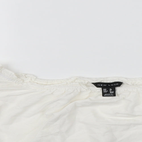 New Look Womens White   Basic Blouse Size 12