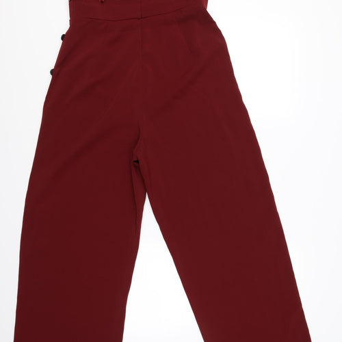 New Look Womens Red   Jumpsuit One-Piece Size 10