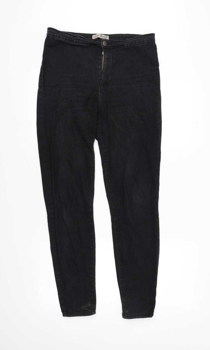 deniem & co Womens Black   Straight Jeans Size 12 L32 in
