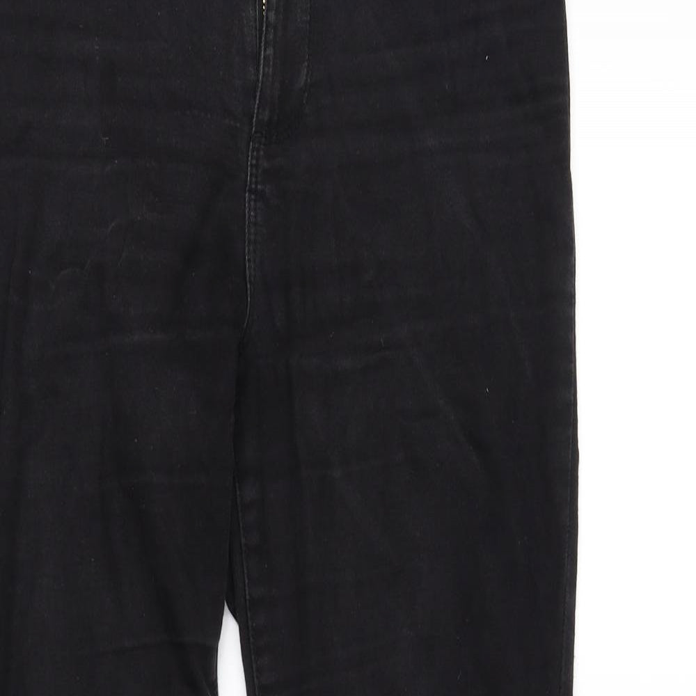 deniem & co Womens Black   Straight Jeans Size 12 L32 in