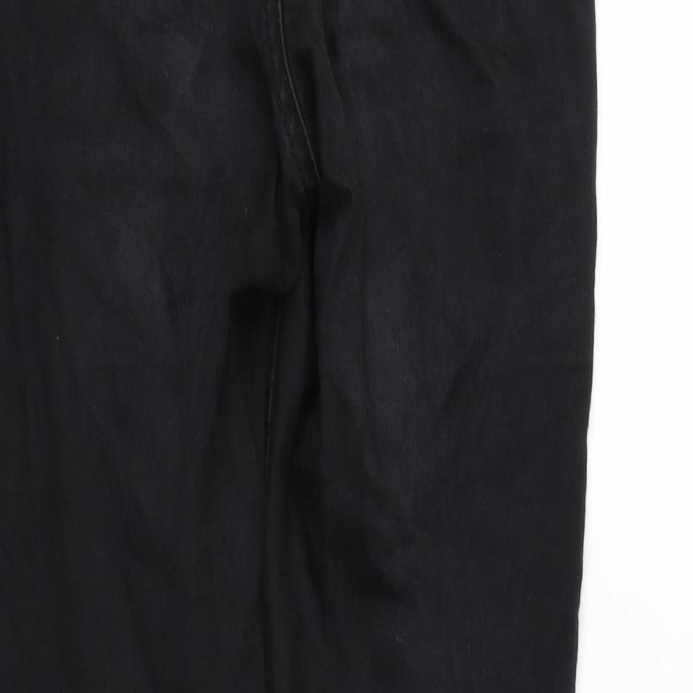 deniem & co Womens Black   Straight Jeans Size 12 L32 in