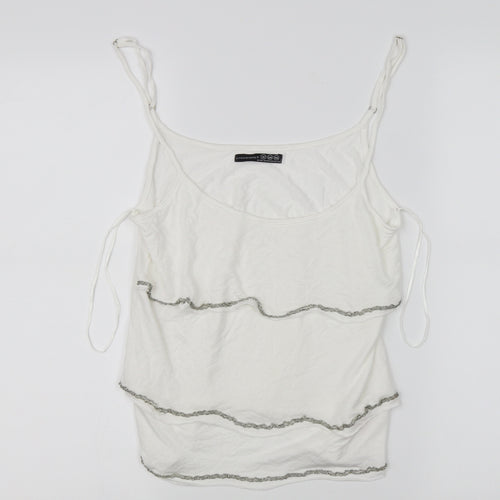 Atmosphere Womens White   Basic Tank Size 10