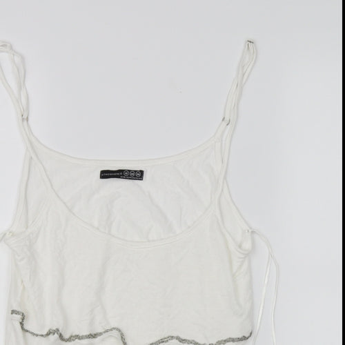 Atmosphere Womens White   Basic Tank Size 10