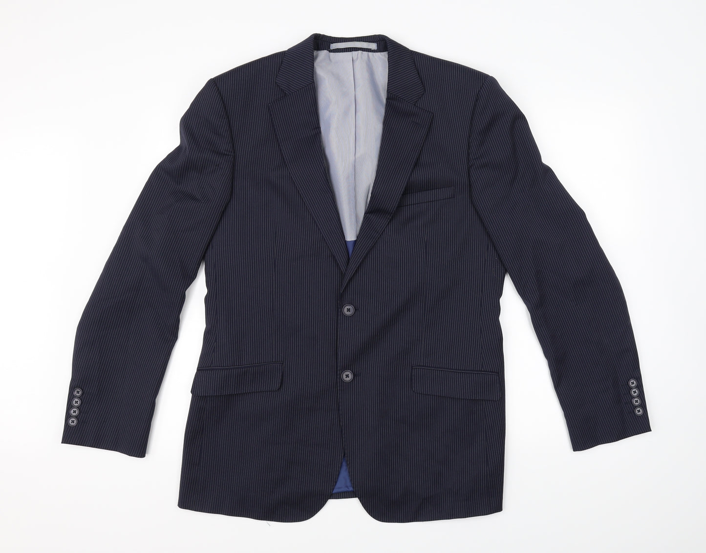 M&S Mens Blue   Jacket Blazer Size M