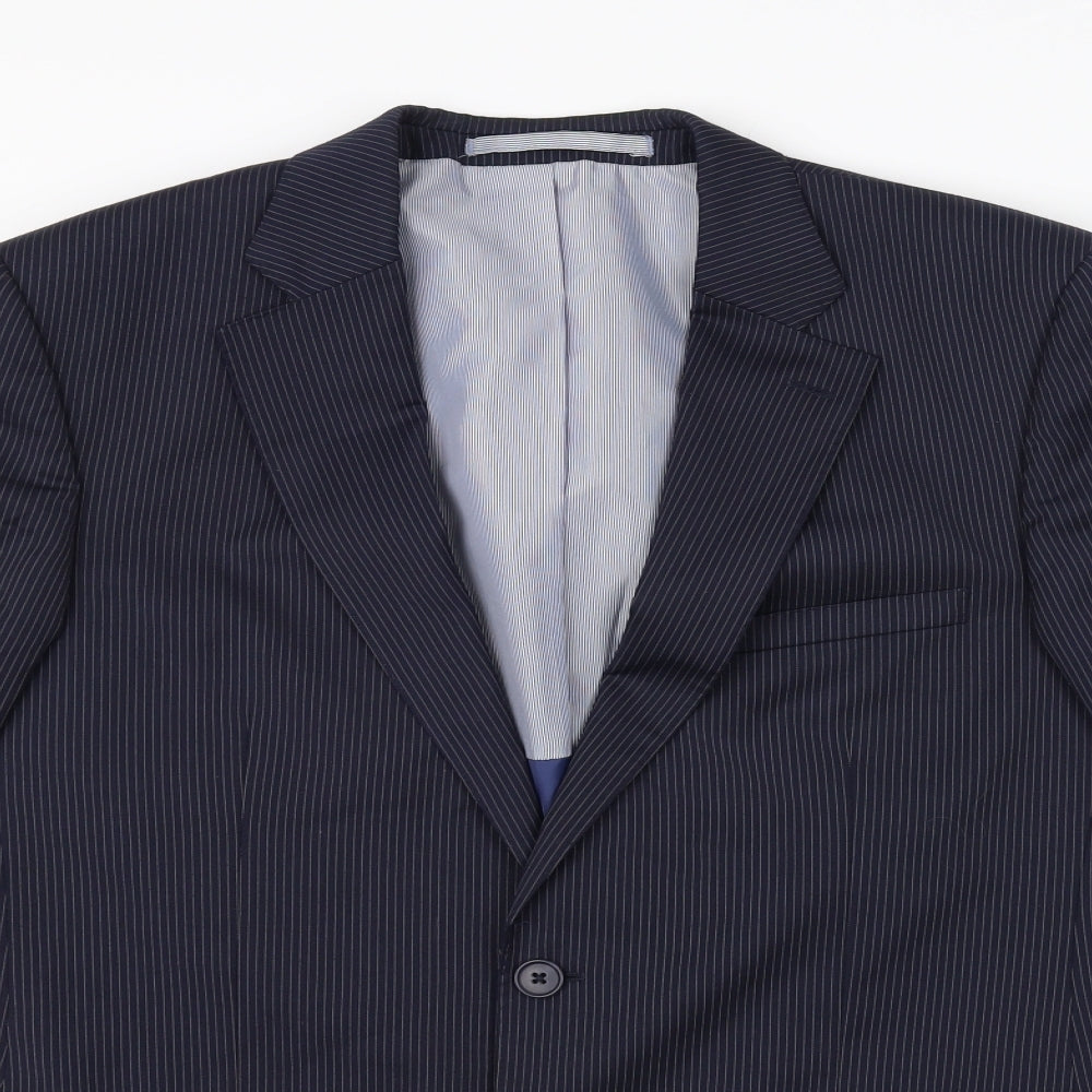 M&S Mens Blue   Jacket Blazer Size M