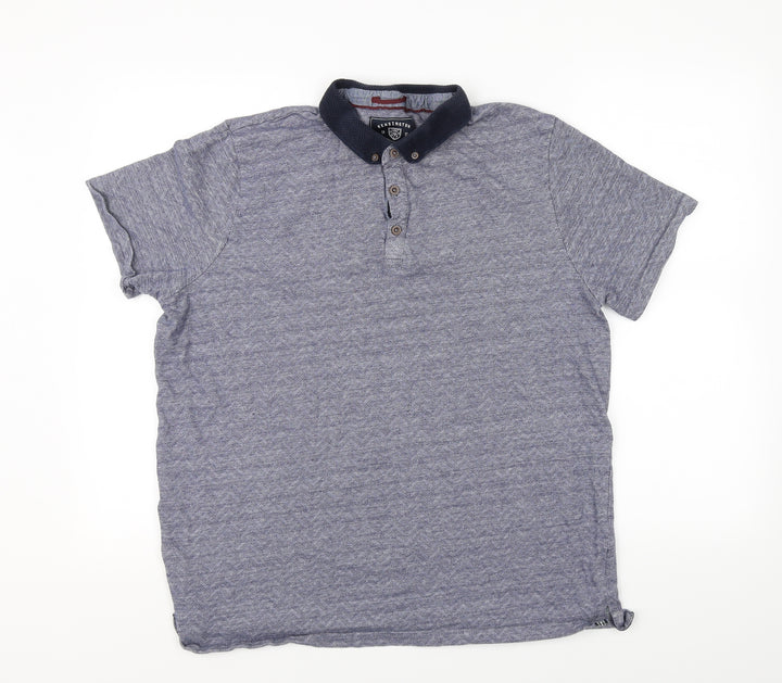 Kensington Mens Grey Polo Size 2XL