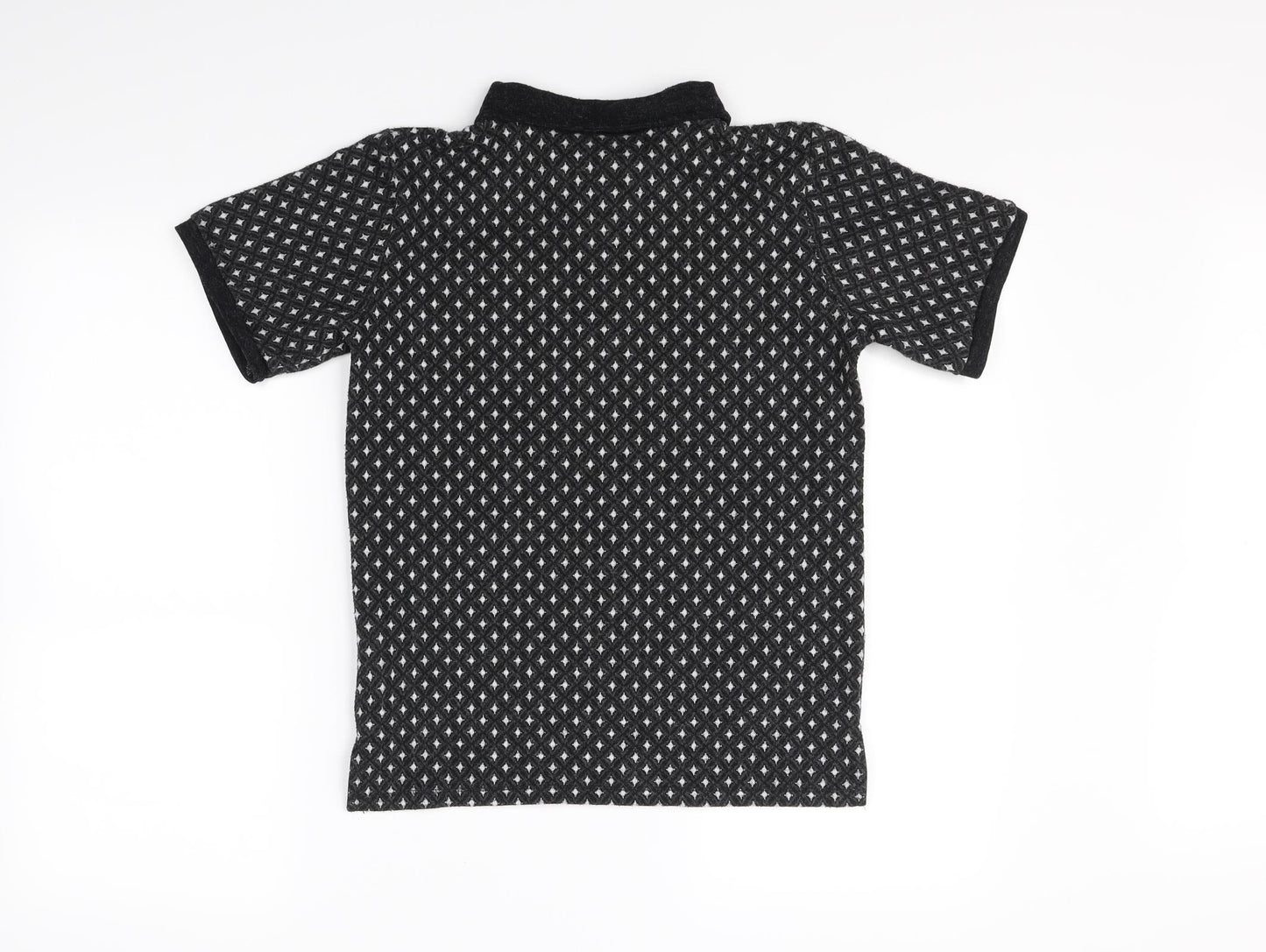Kids Boys Black   Basic Polo Size 11-12 Years