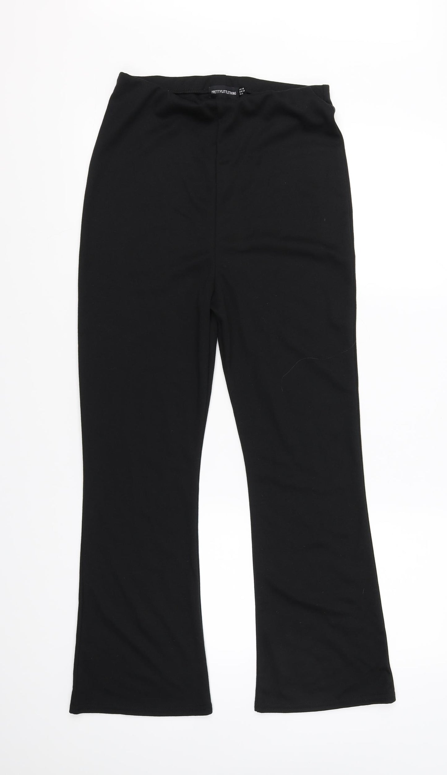 PRETTYLITTLETHING Womens Black   Jegging Leggings Size 10 L31 in