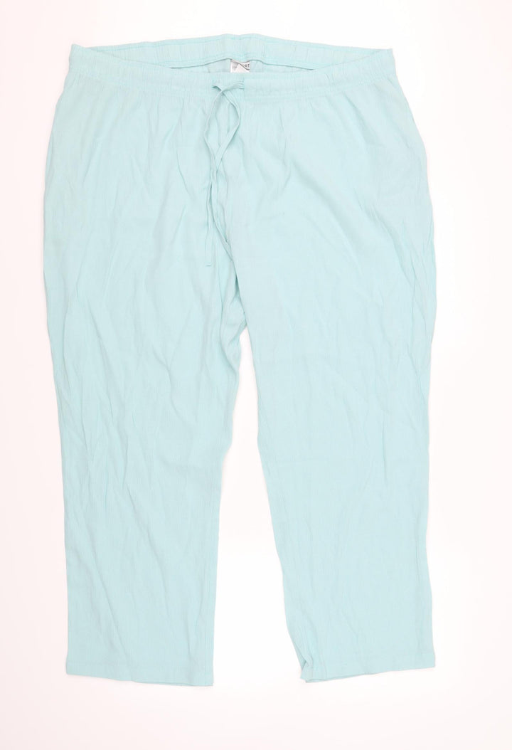 Damart Womens Blue Trousers Size 26 L32 in