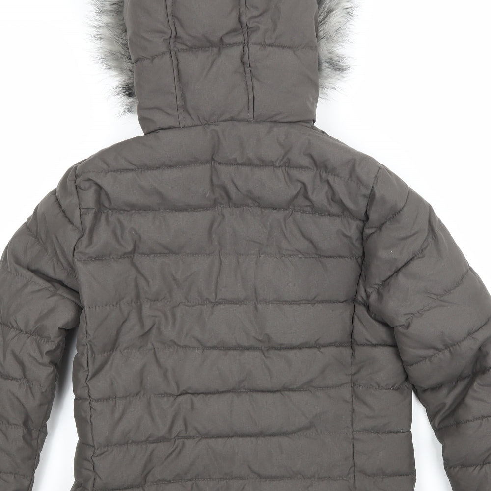 NEWLOOK Womens Grey   Parka Coat Size 8